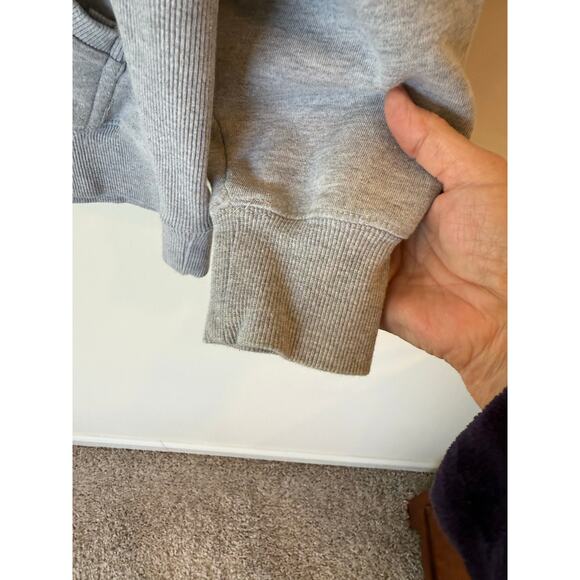 Edinburgh Scotland Graphic Print Kangaroo Pocket Drawstring Hoodie Gray Men's XL - Picture 4 of 10